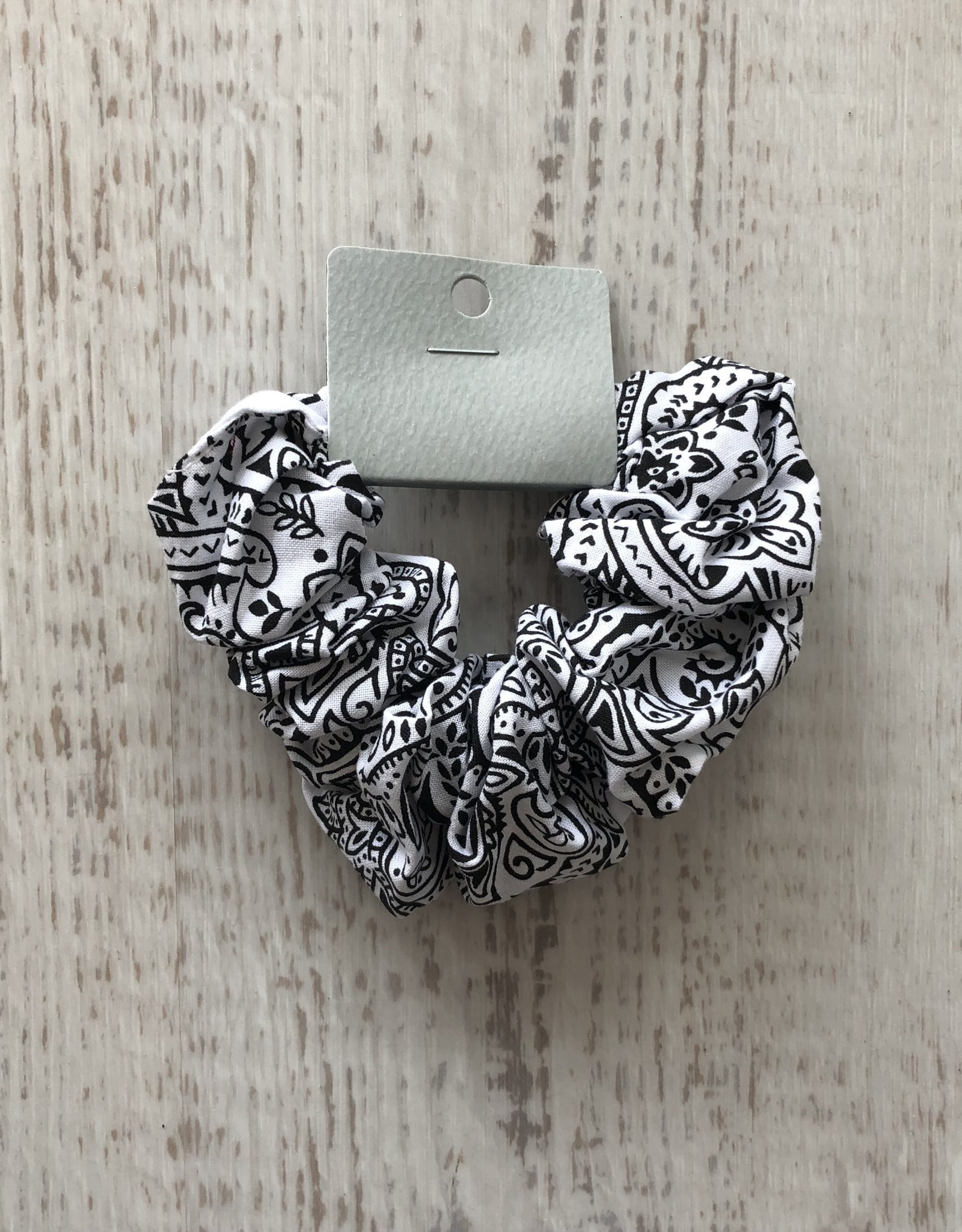 Golden Stella Paisley Hair Scrunchie