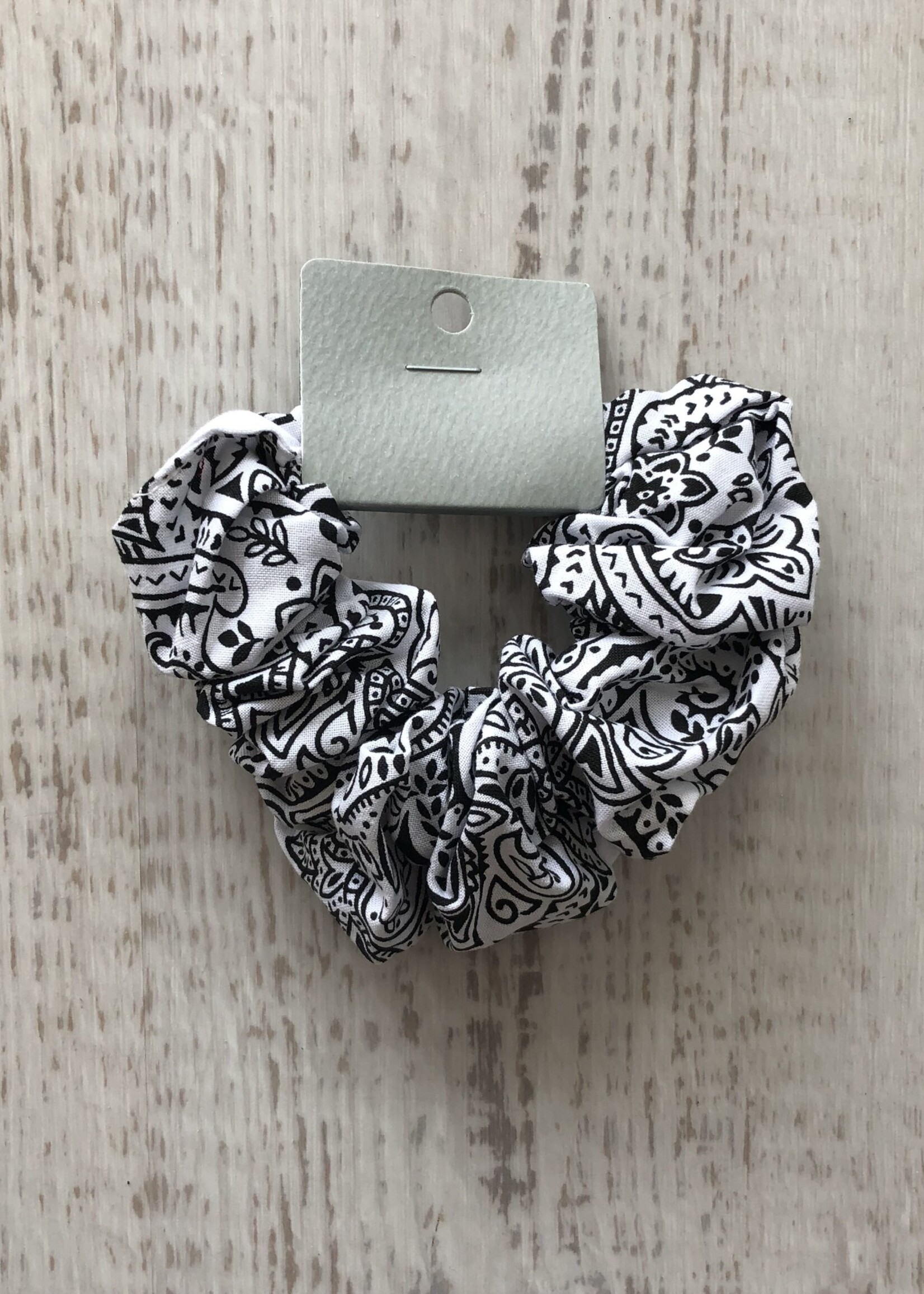 Golden Stella Paisley Hair Scrunchie