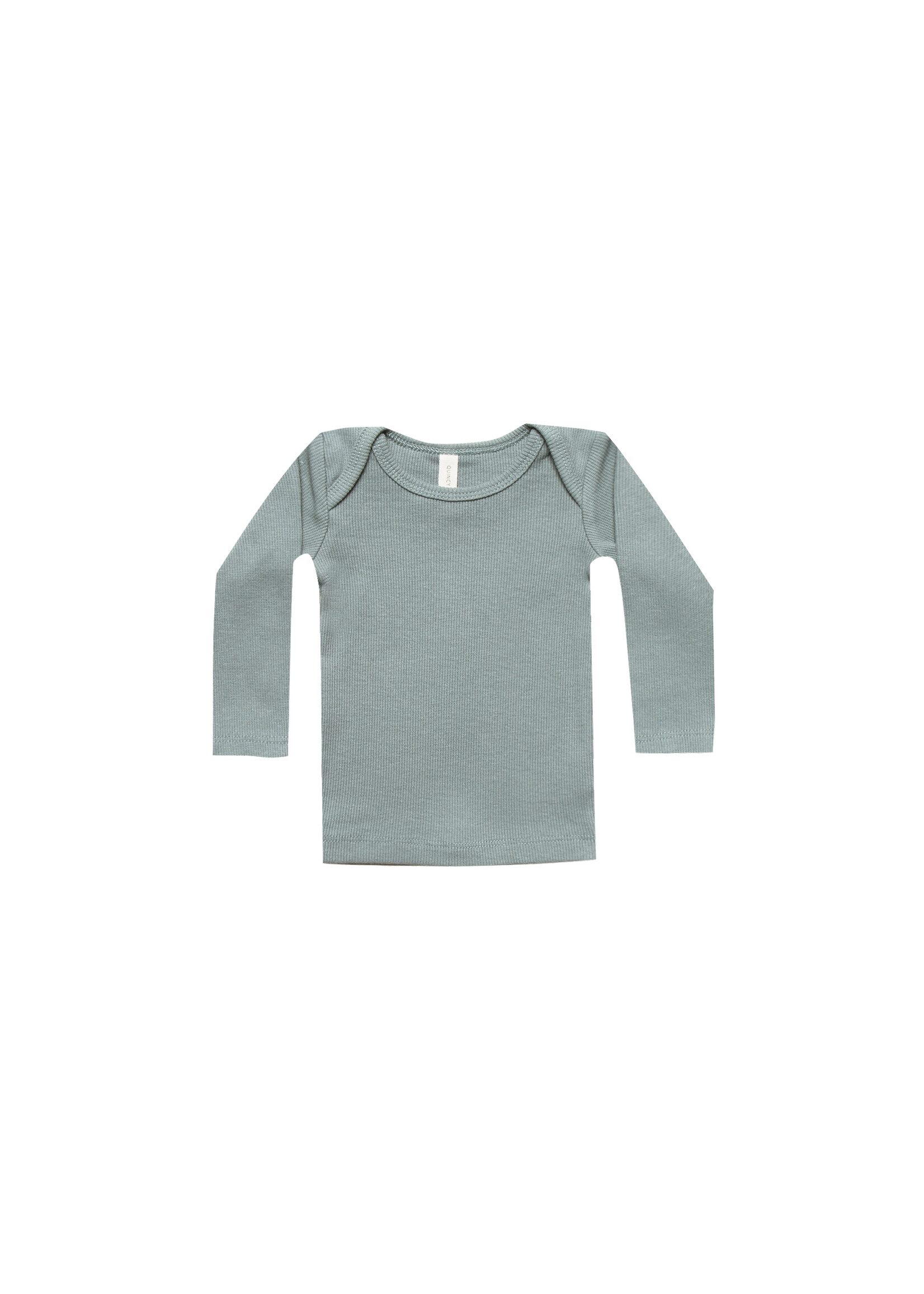 Quincy Mae Ribbed Longsleeve Lap Tee