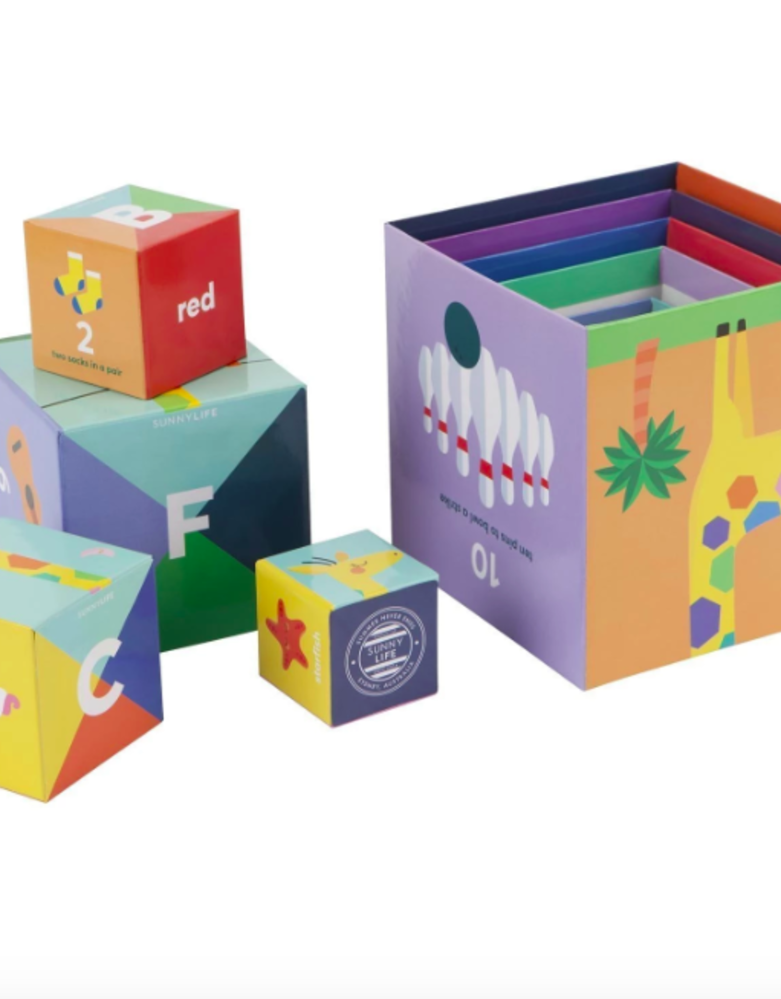 cardboard stacking boxes toy