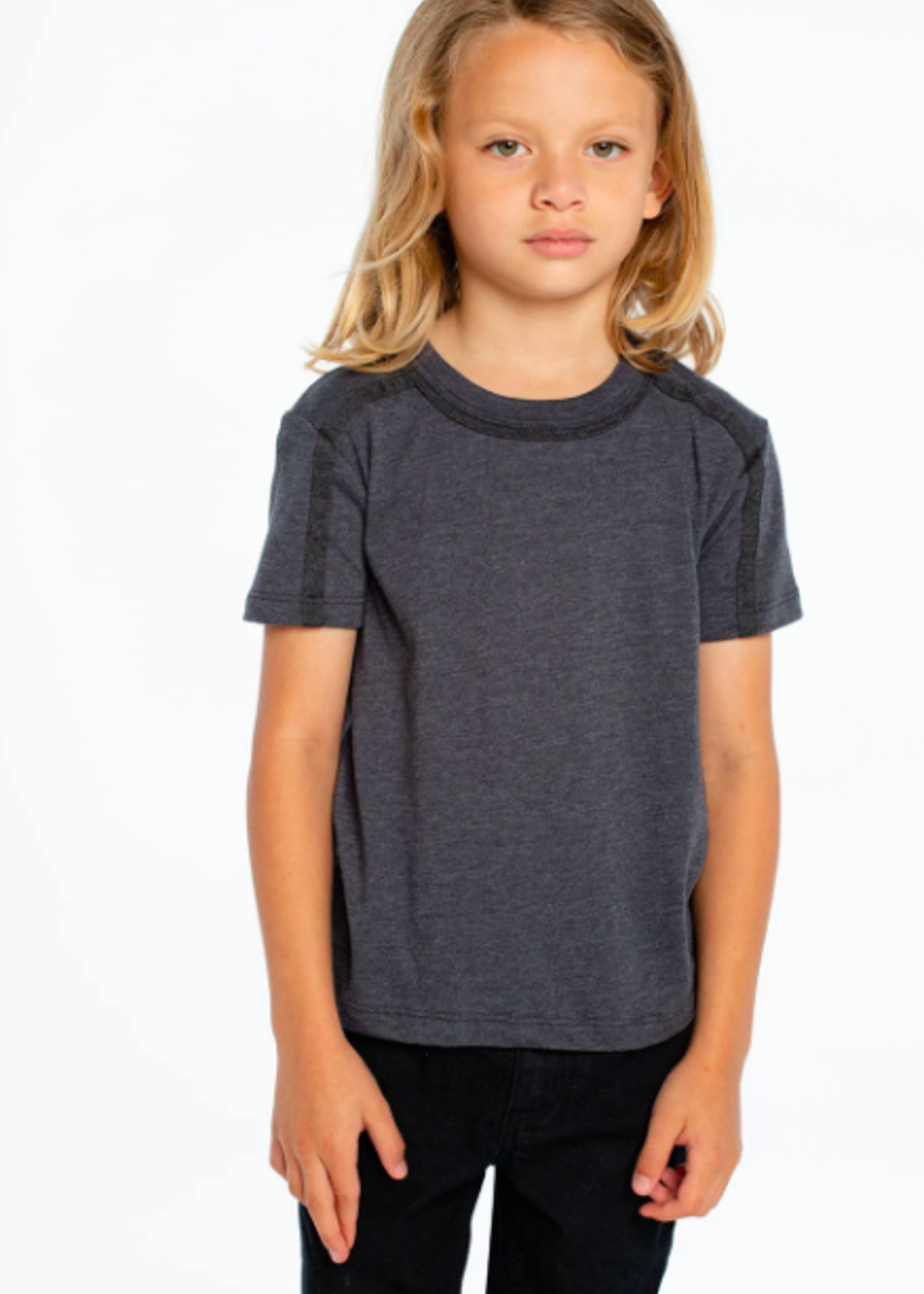 Chaser Vintage Jersey S/S Tee W/ Contrast Strappings