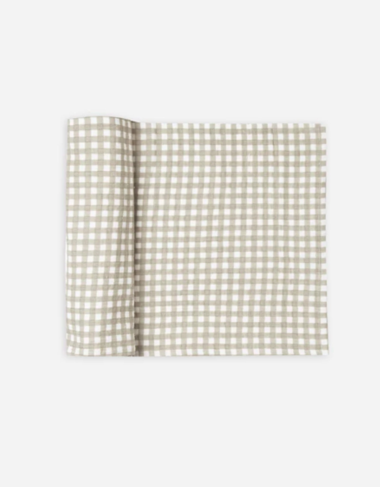 gingham swaddle