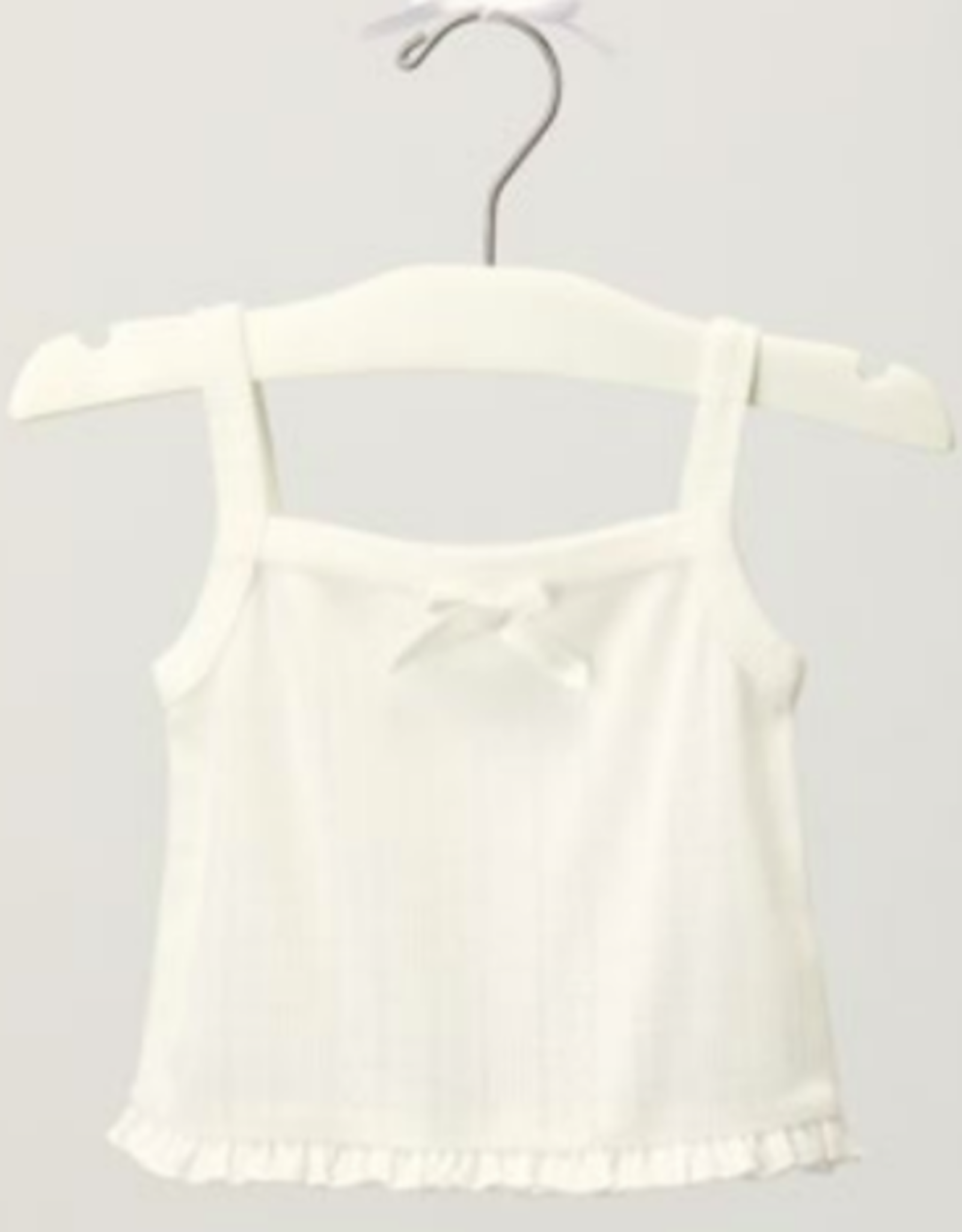 CREAMSICLE POINTELLE TANK - From Marfa