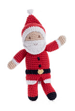 Pebble Santa Rattle