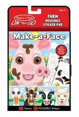 Melissa & Doug Make-a-Face Farm Reusable Sticker Pad