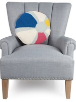 Peking Handicraft Beach Ball Round Hook Pillow