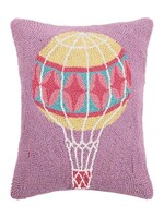 Peking Handicraft Pastel Hot Air Balloon Hook Pillow