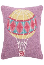 Peking Handicraft Pastel Hot Air Balloon Hook Pillow