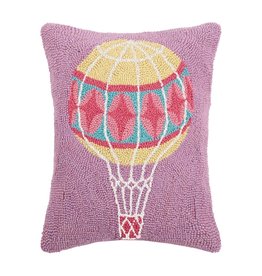 Peking Handicraft Pastel Hot Air Balloon Hook Pillow