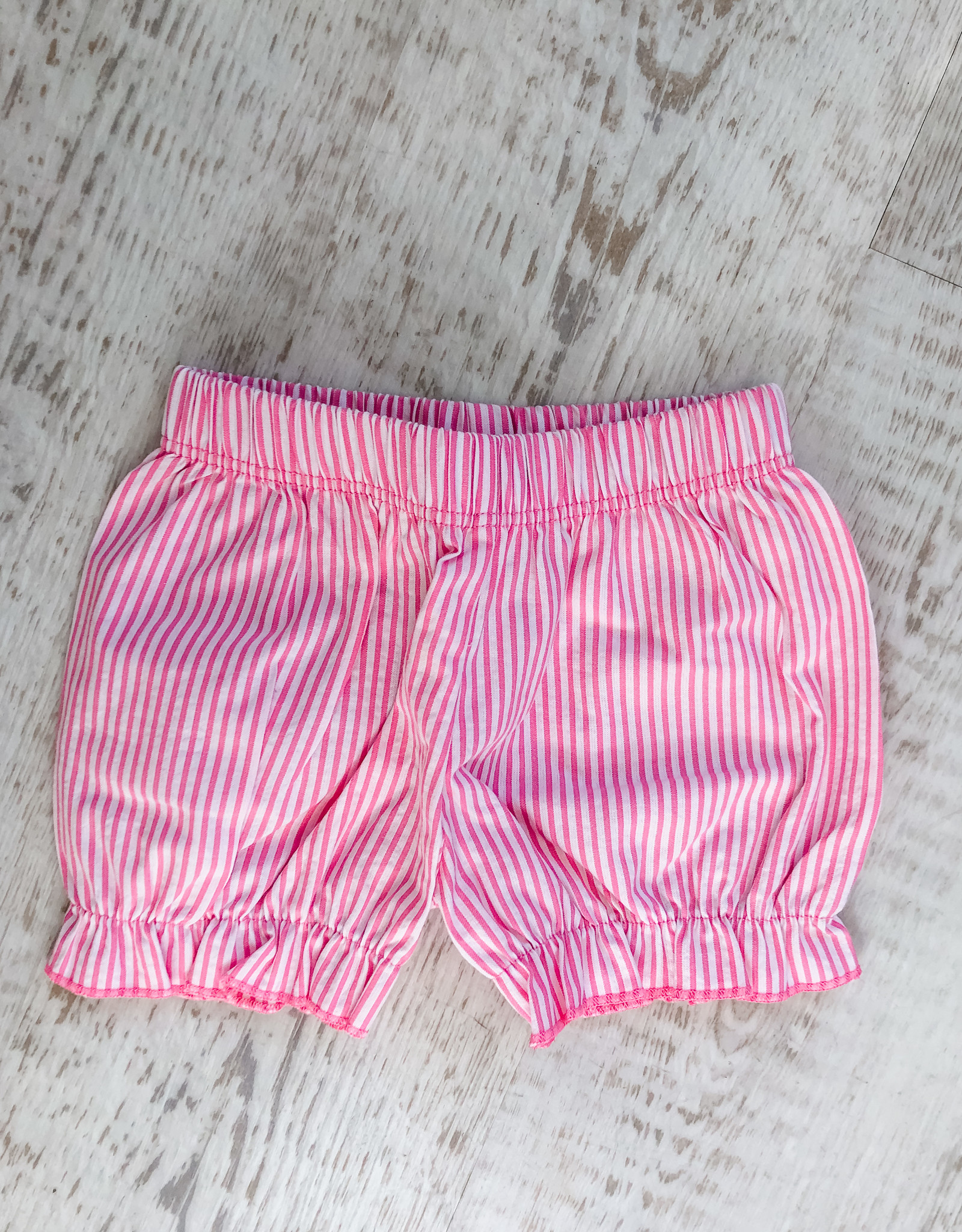 Seersucker Gathered Shorts - From Marfa