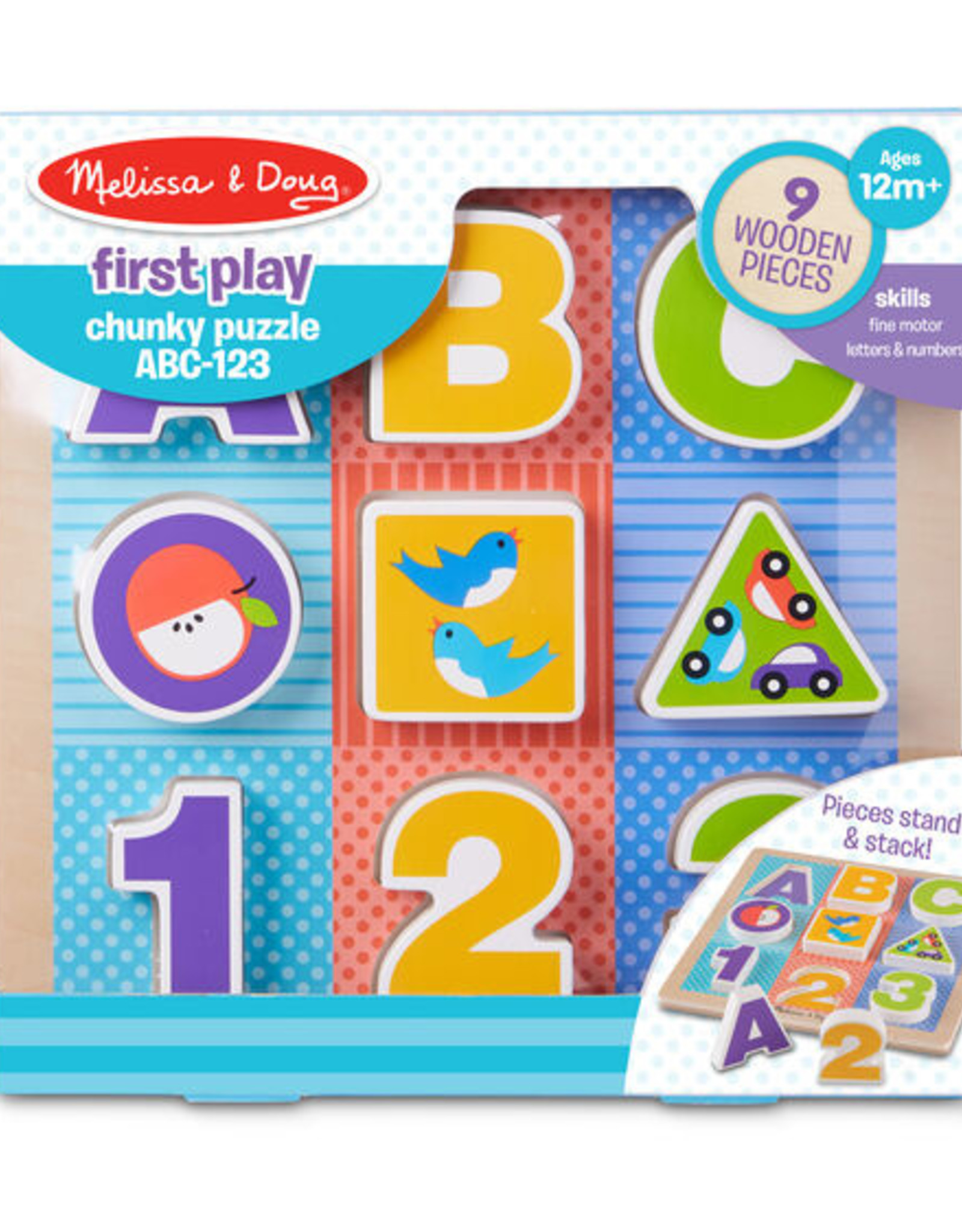 Melissa & Doug ABC - 123 Chunky Puzzle