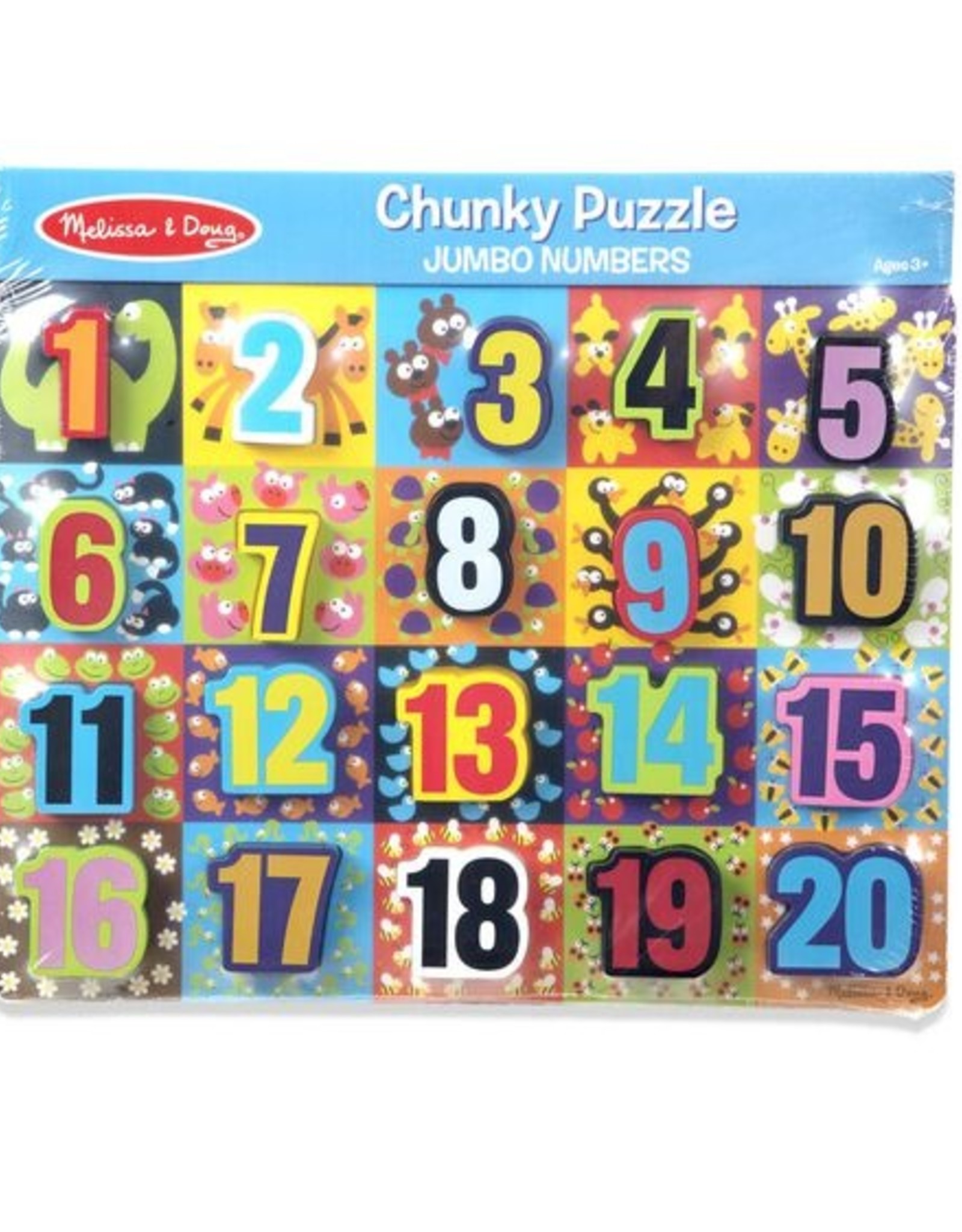 Melissa & Doug Jumbo Numbers Chunky Puzzle