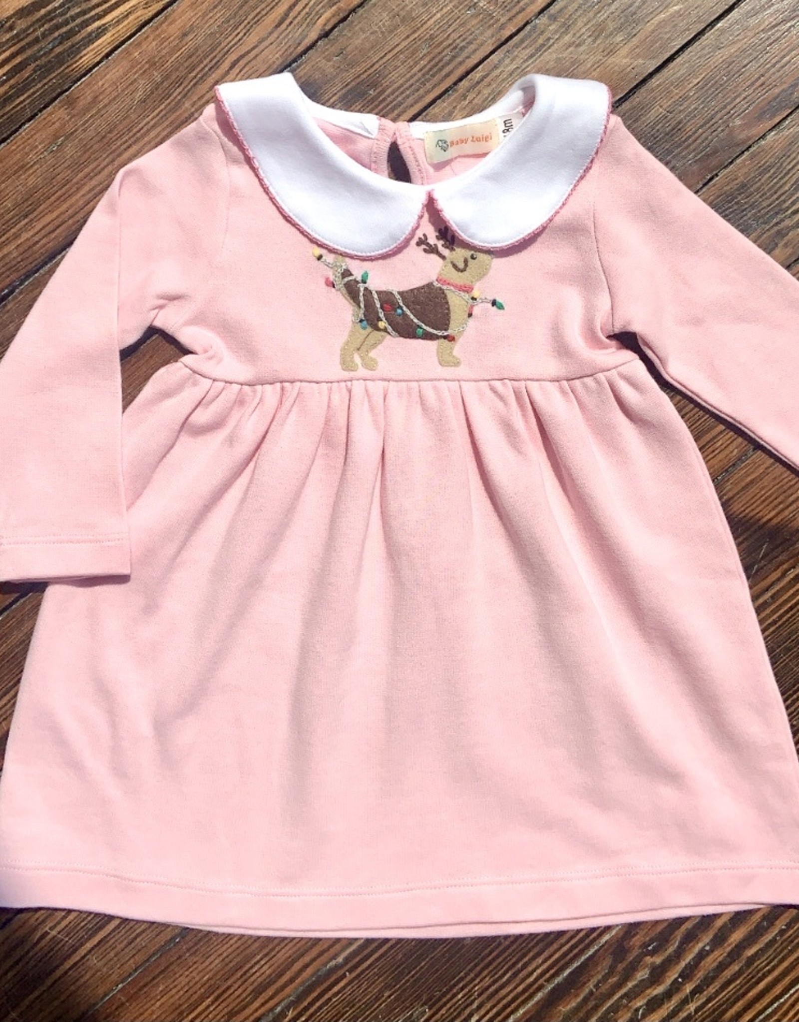 Luigi Kids L/S Xmas Lab Dress