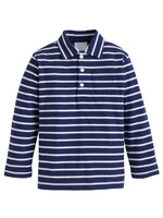 Little English Long Sleeve Striped Polo