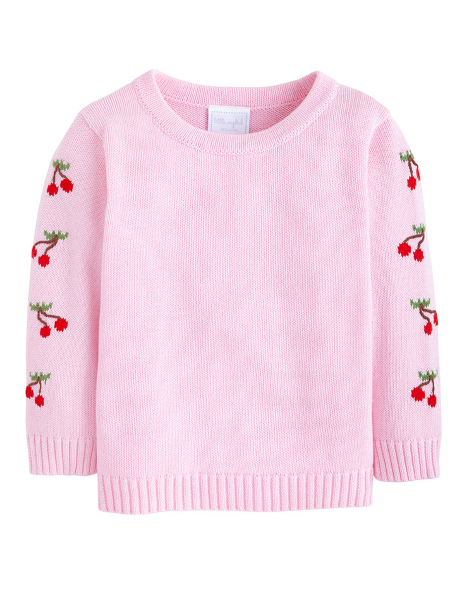 Little English Cherry Fun Intarsia Sweater
