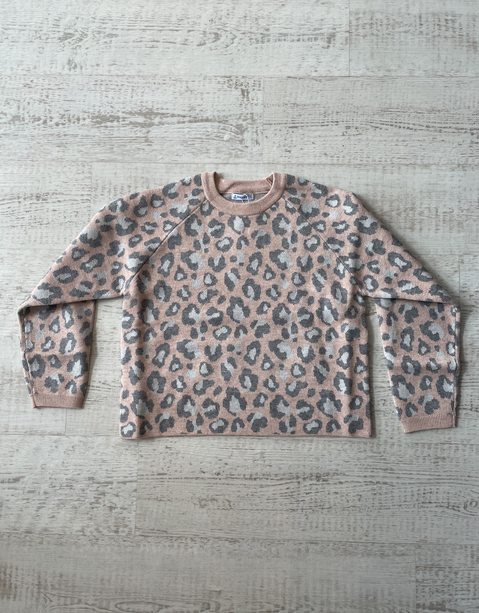 Mayoral Leopard Print Sweater