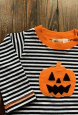 Luigi Kids L/S Jersey Jack-O-Lantern Romper