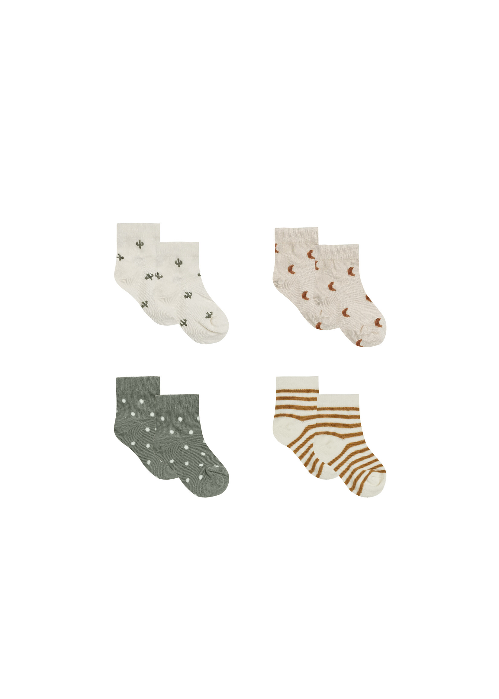 Quincy Mae Printed Sock Set