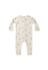 Rylee + Cru Organic Long John  Pajamas