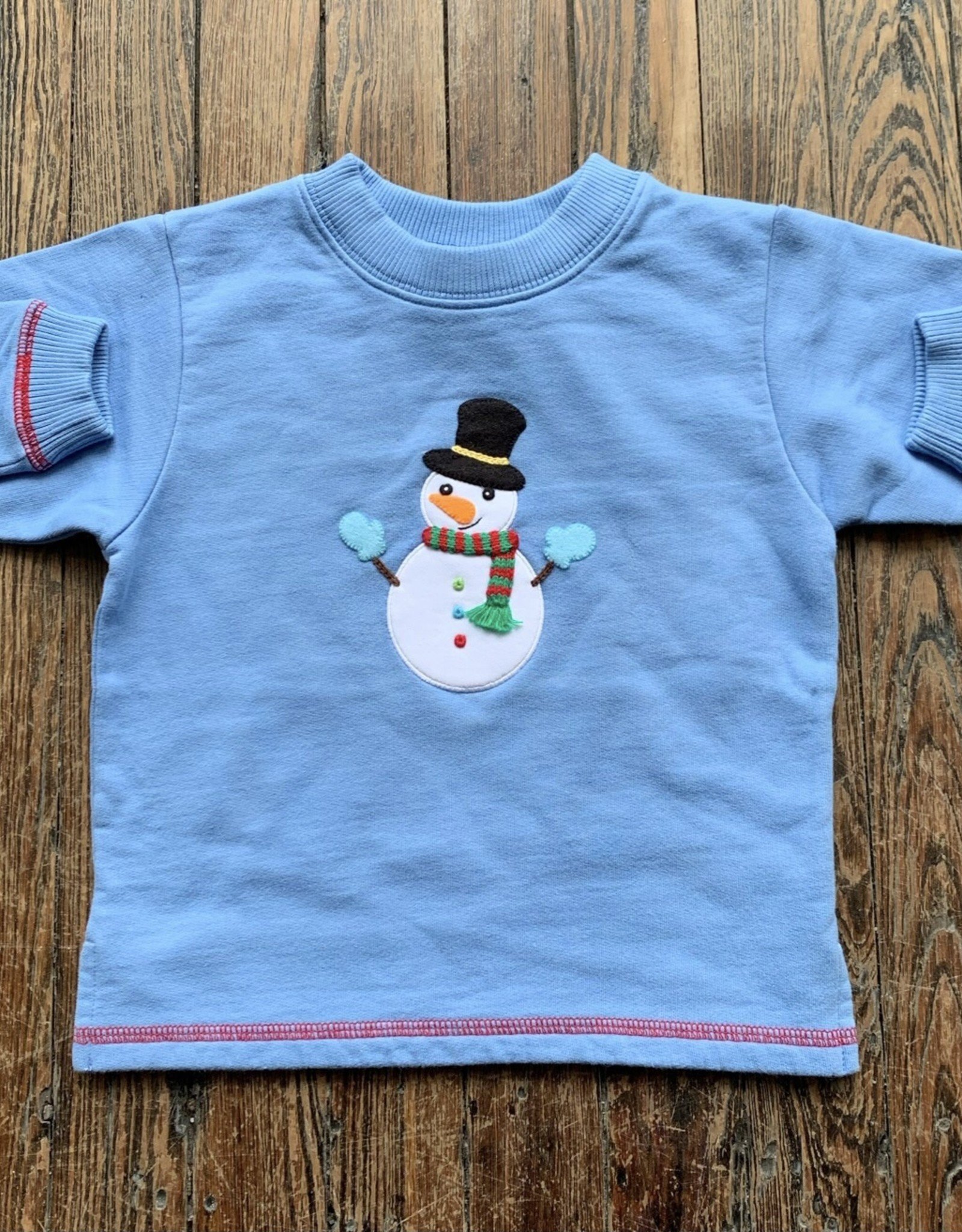 Luigi Kids Snowman with Mittens Sweatshirt