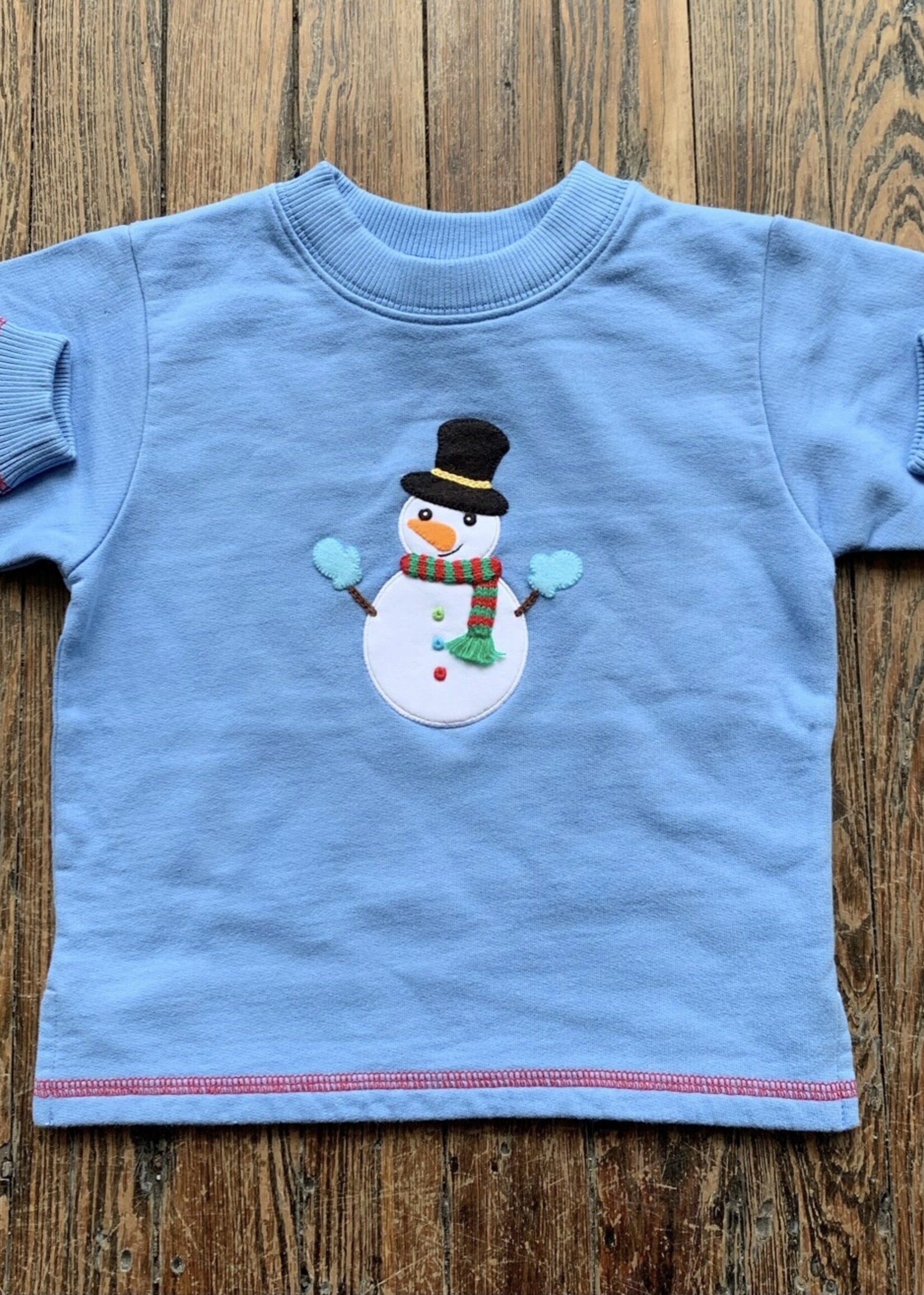 Luigi Kids Snowman with Mittens Sweatshirt