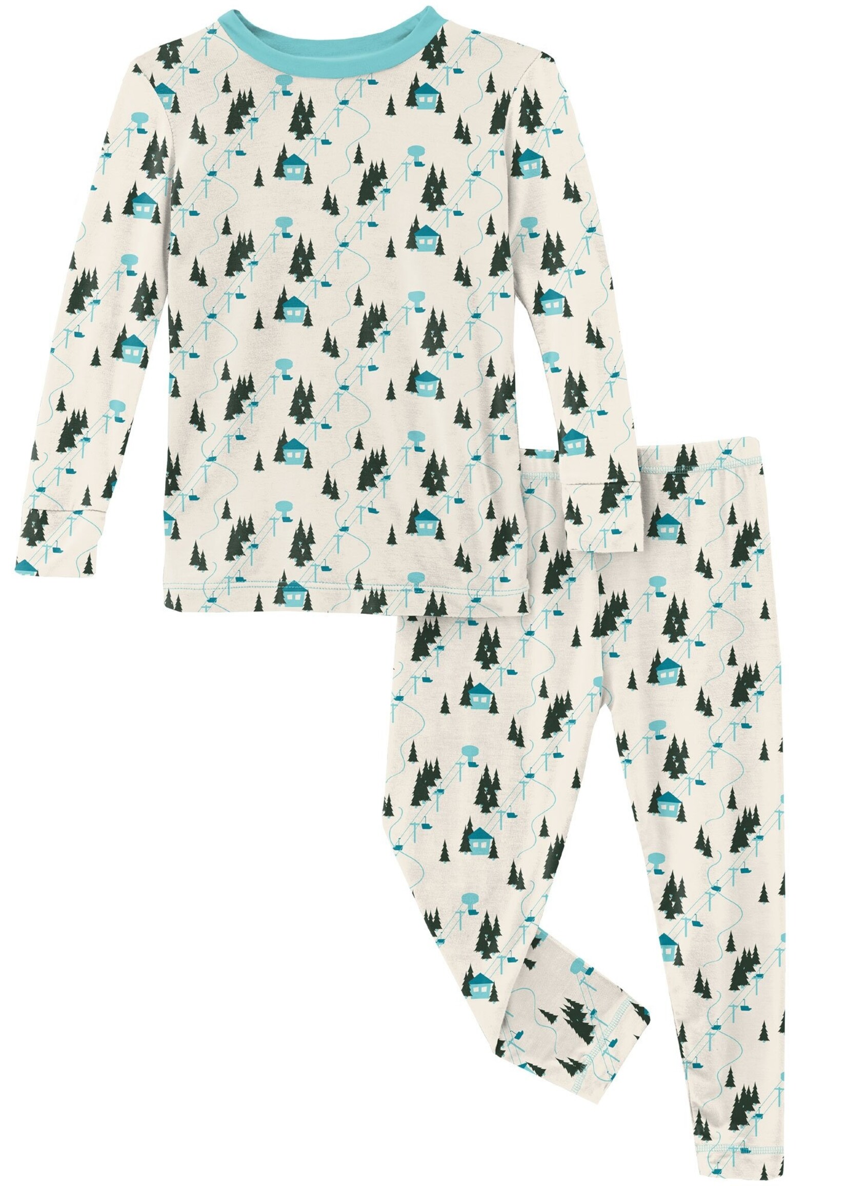 KicKee Pants Print Long Sleeve Pajama Set