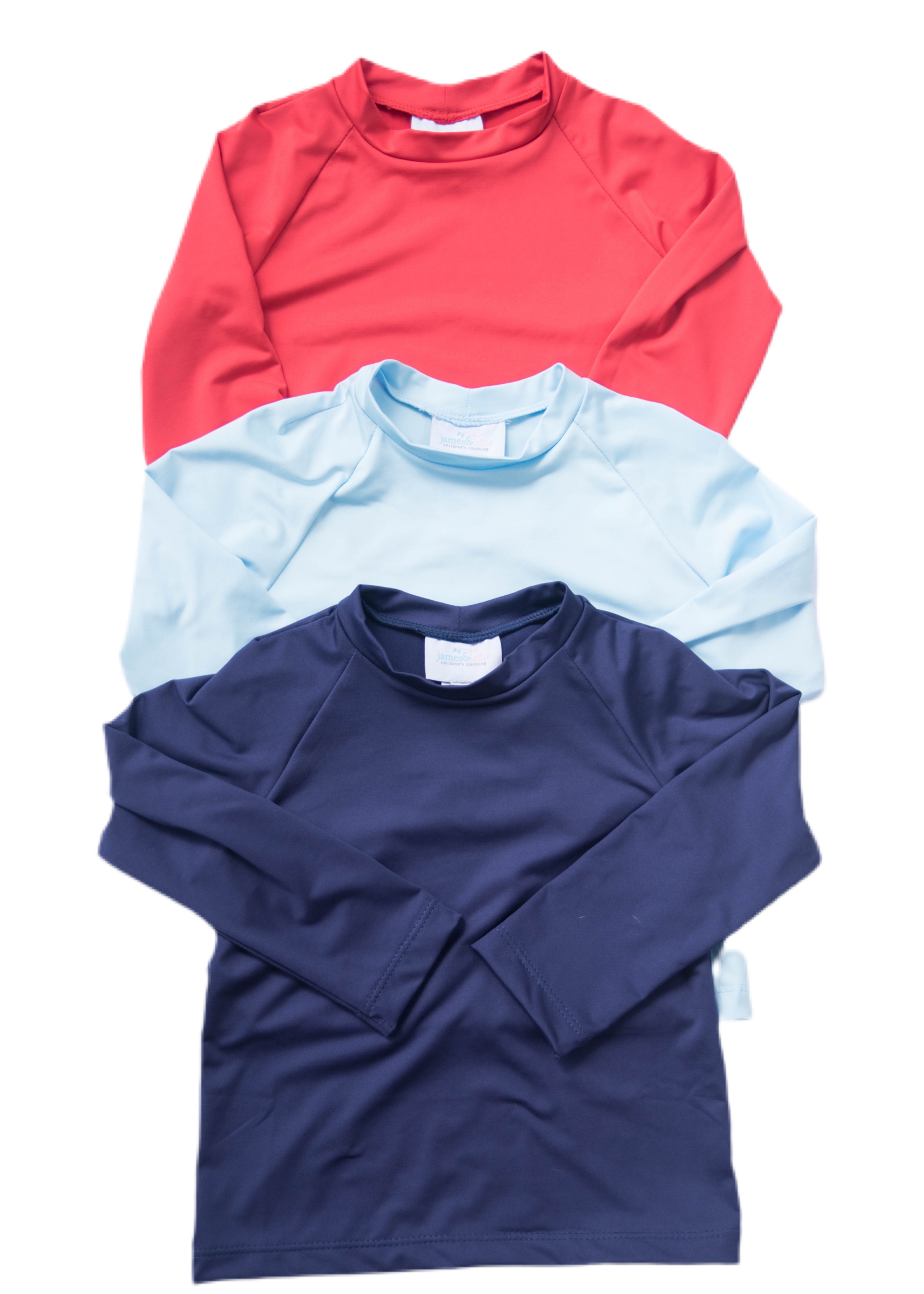 James and Lottie Navy Rash Guard
