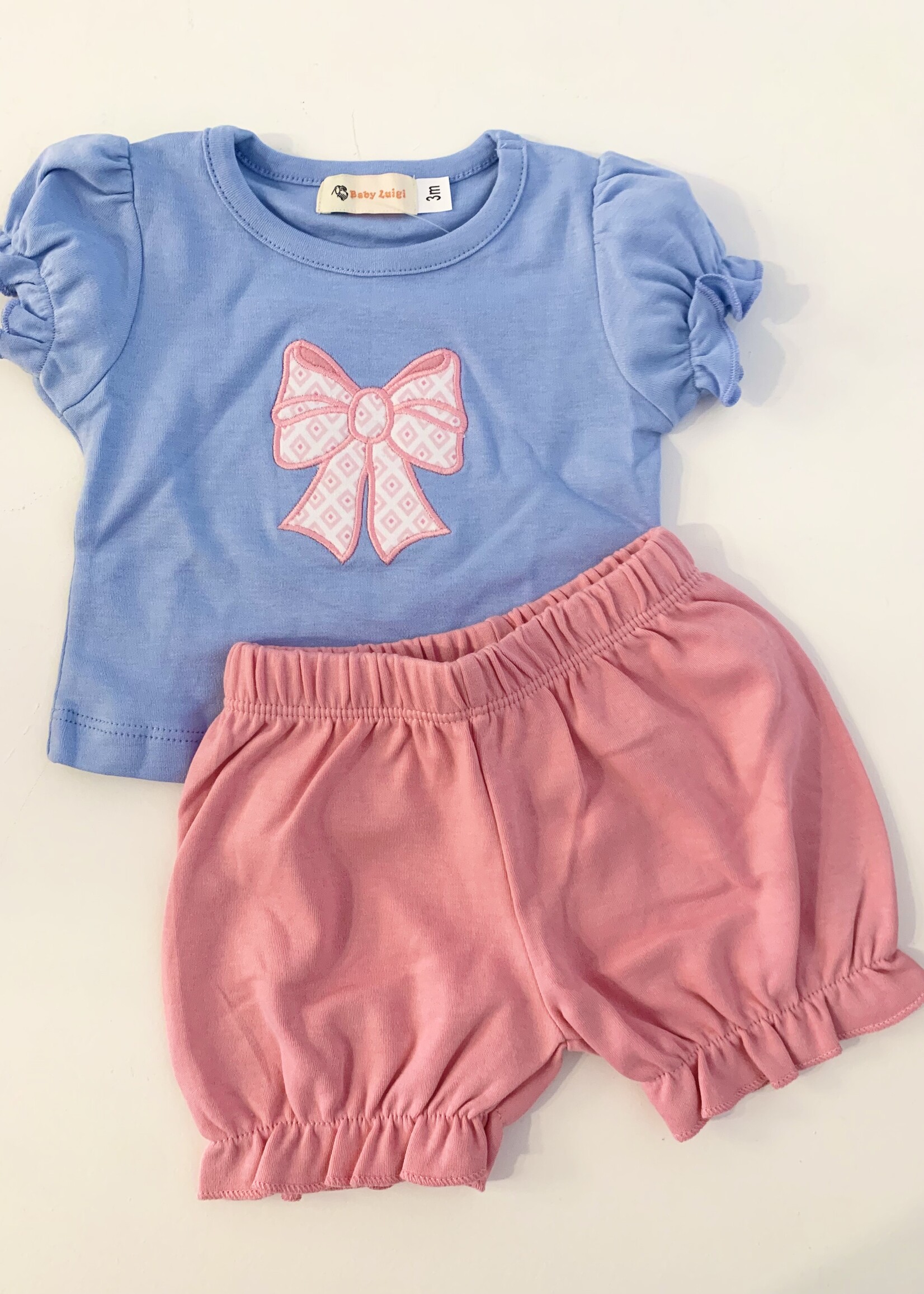 Luigi Kids Gathered Bubble Shorts