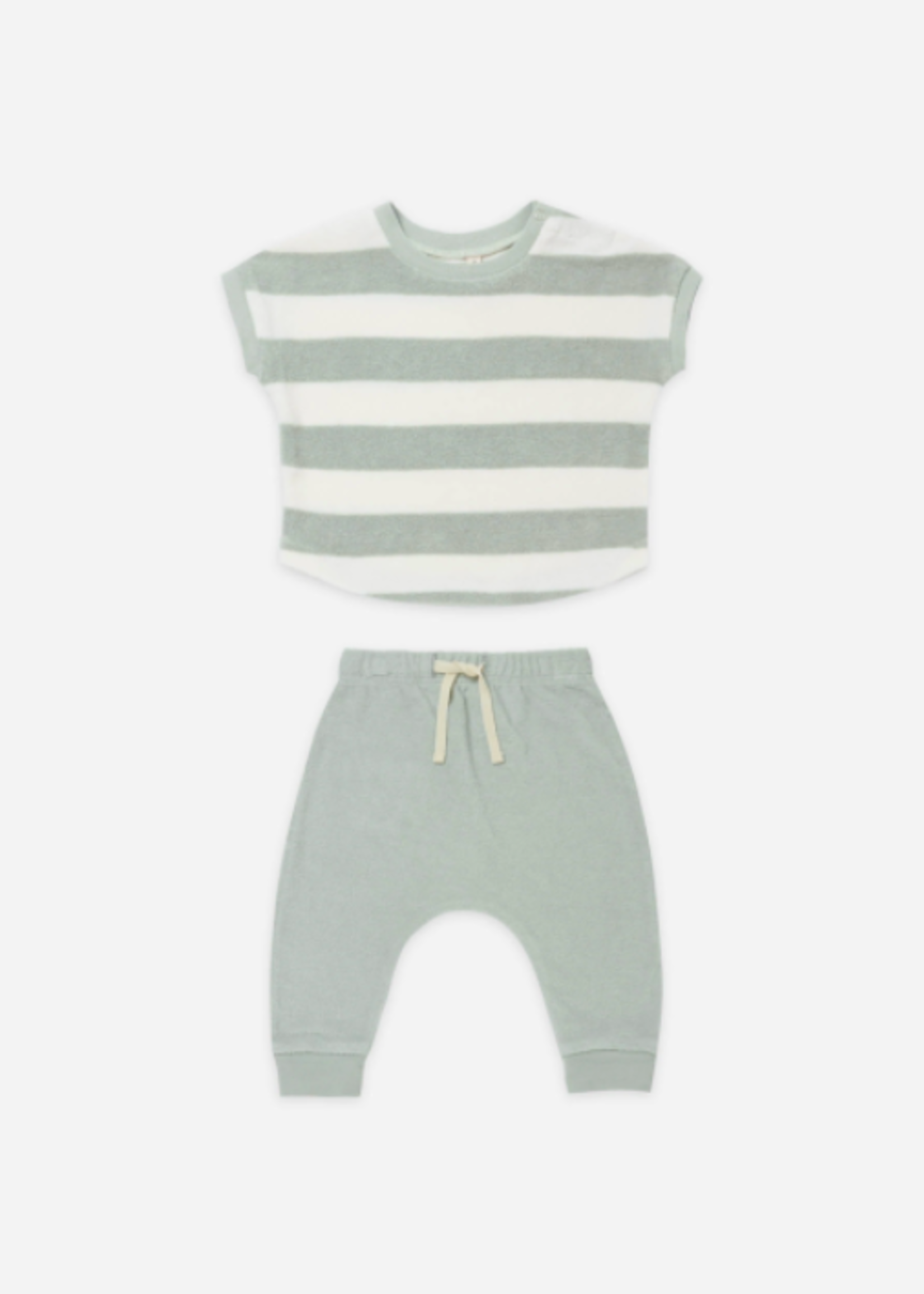 Quincy Mae Terry Tee + Pant Set