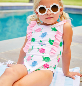 Two Piece One Shoulder Scalloped Swim - From Marfa