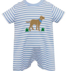 Claire and Charlie Boys Lab Romper