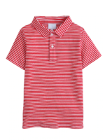 Little English Short Sleeve Striped Polo