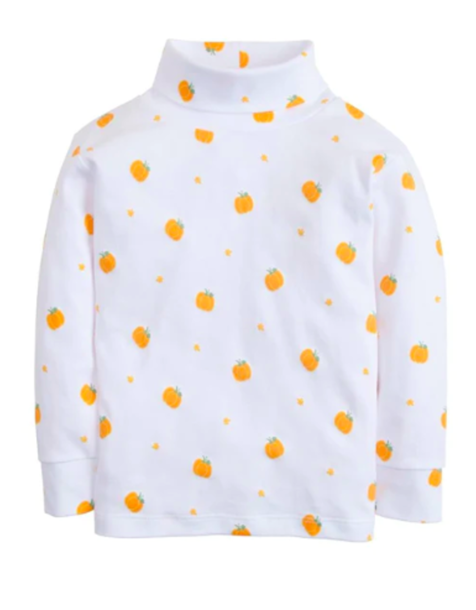 Little English Pumpkin Printed Turtleneck