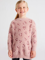Mayoral Heart knitted dress
