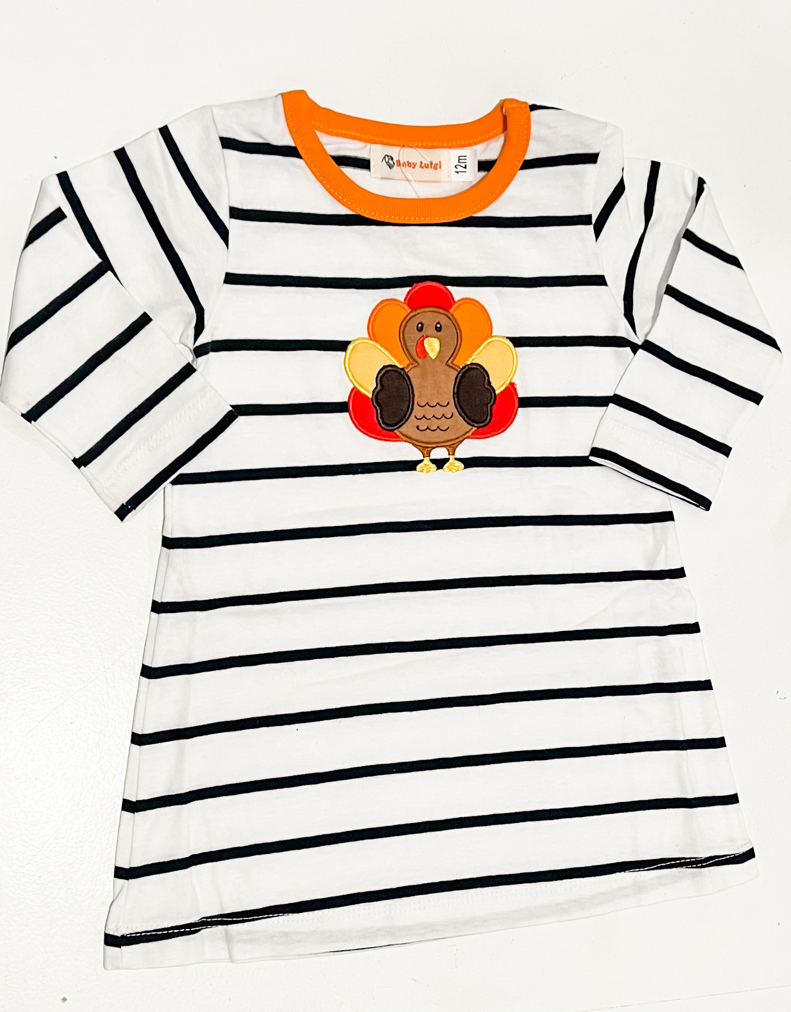 Luigi Kids Turkey L/S A-L.Dress