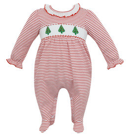 Petit Bebe HOLIDAY TREES GIRL'S LONG BUBBLE