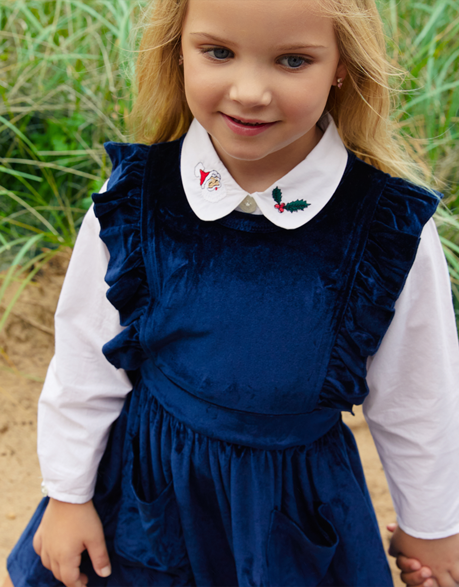 Pink Chicken Girls Collar Shirt