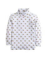 Little English Printed Turtleneck