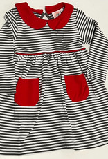 Luigi Kids Stripe L/S Dress