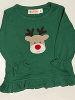 Luigi Kids L/S Swing Top Rudolph