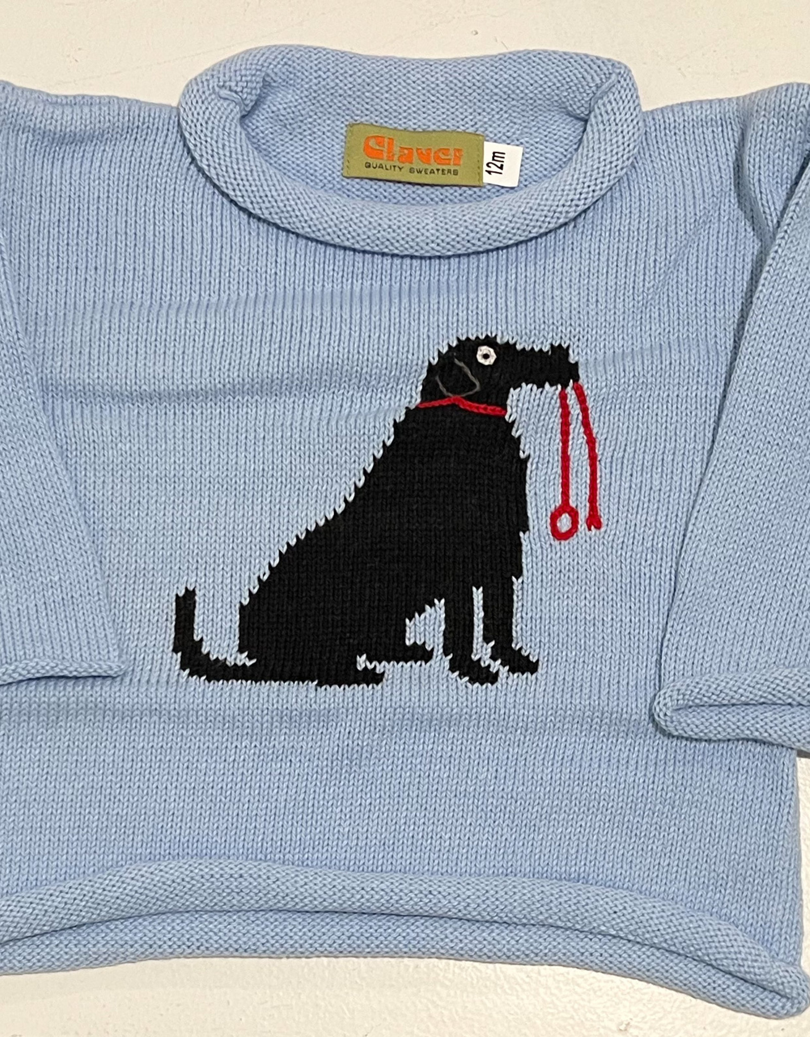 Luigi Kids Roll Neck Black Lab