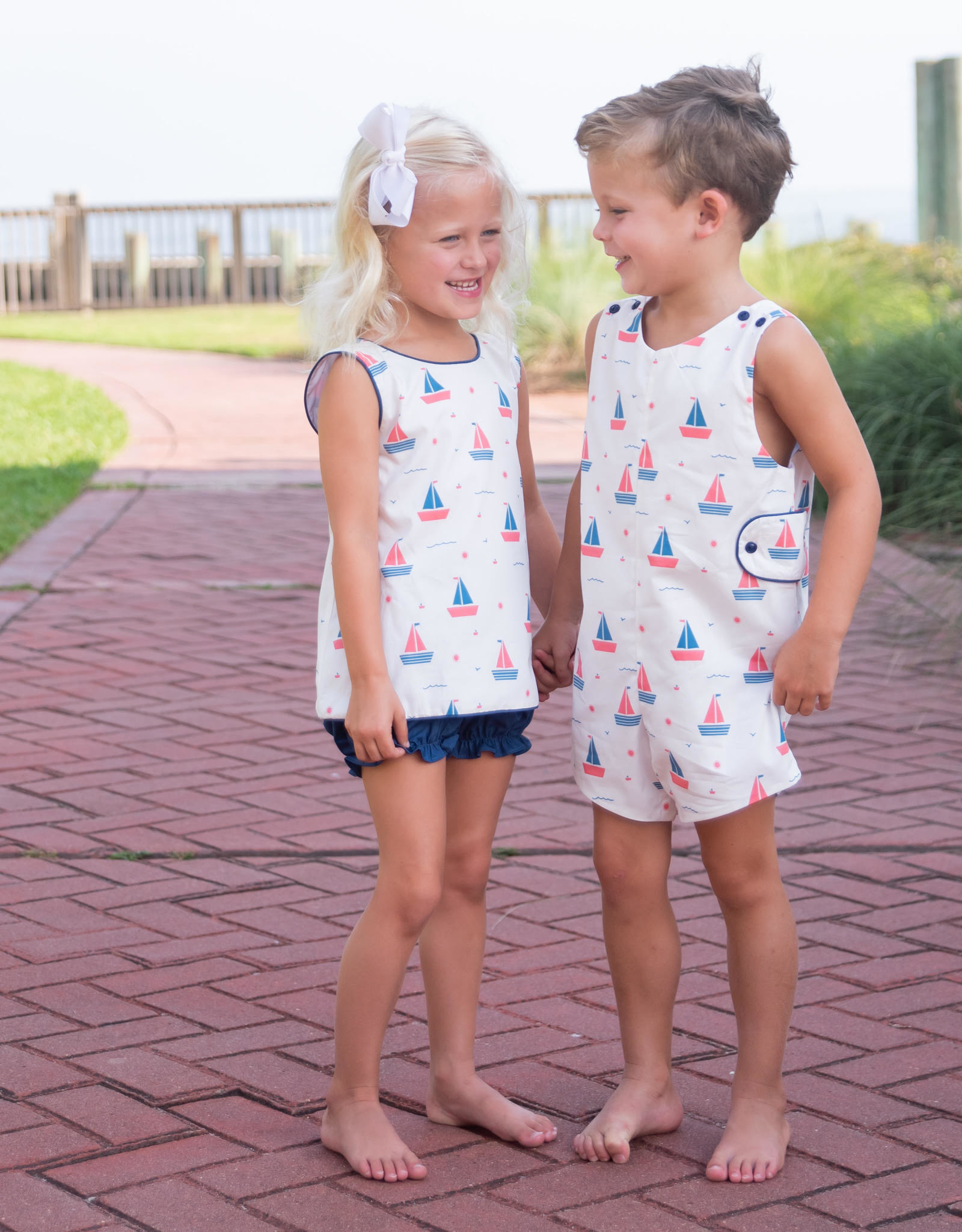 James and Lottie Sammy Pinafore Banded Short Set