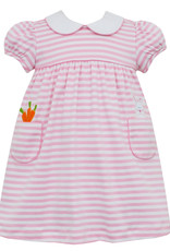 Claire and Charlie BUNNY WITH CARROT Girl's Float Dress S/S