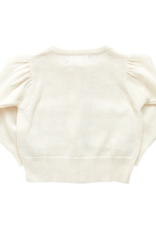 Pink Chicken Girls Heart Pocket Sweater