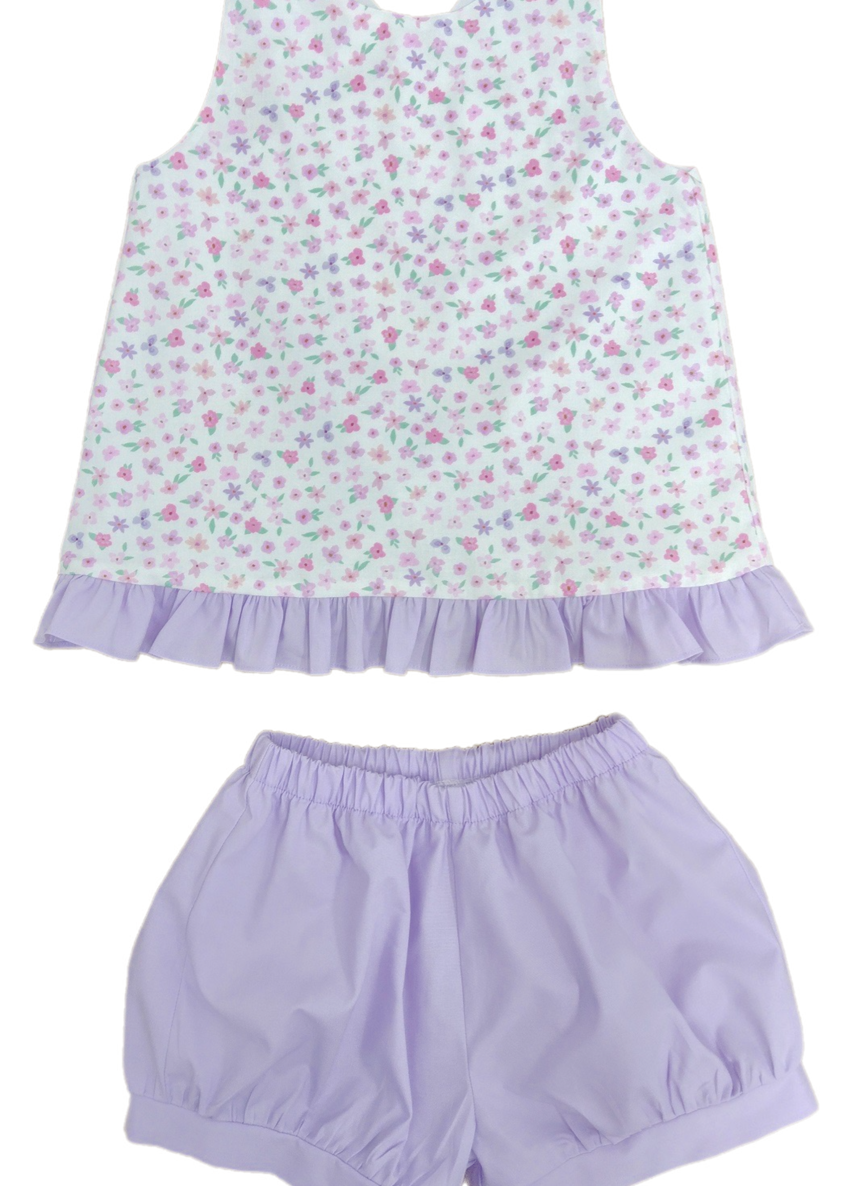 James and Lottie Poppy Pinafore Banded Short Set