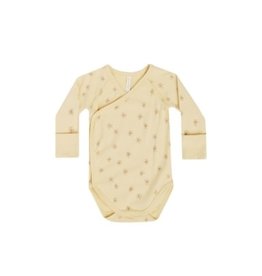 Quincy Mae SIDE SNAP BODYSUIT | BLOSSOM