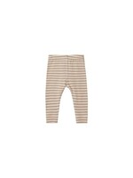 Quincy Mae RIBBED LEGGING | LATTE STRIPE