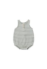 Quincy Mae WAFFLE SLEEVELESS BUBBLE | SKY STRIPE