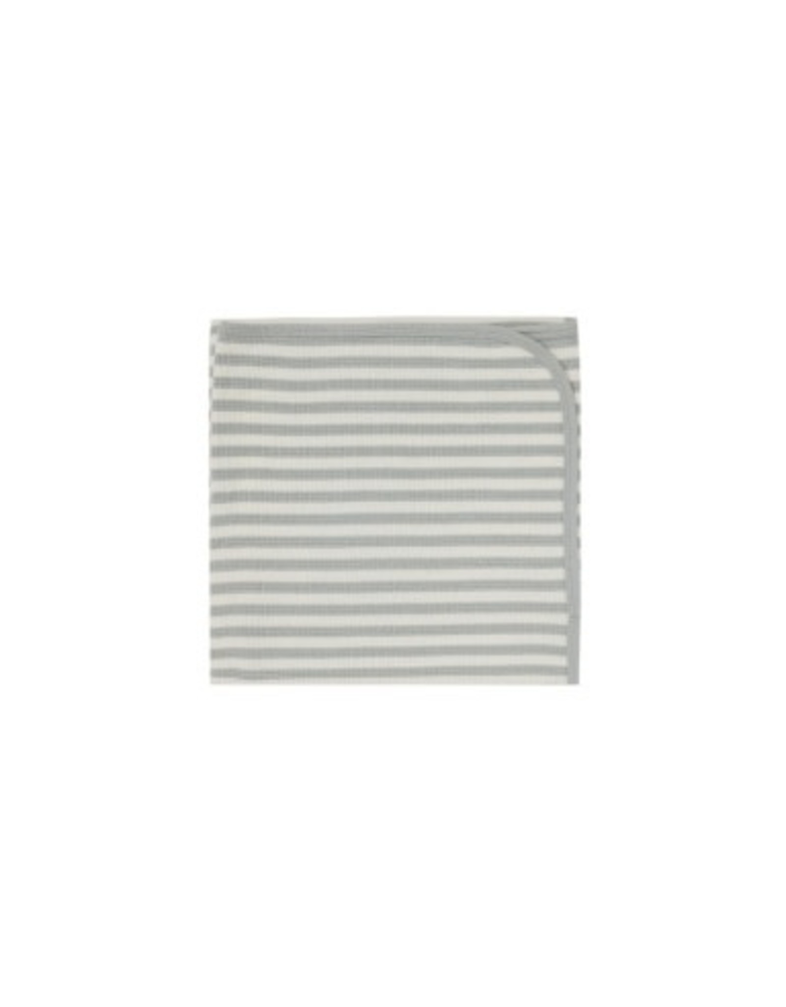 Quincy Mae WAFFLE BABY BLANKET | SKY STRIPE