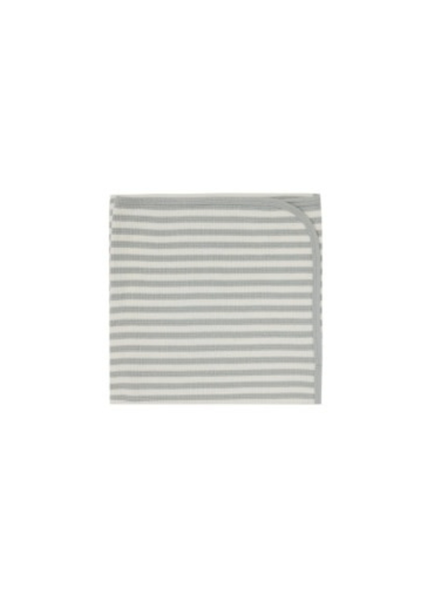 Quincy Mae WAFFLE BABY BLANKET | SKY STRIPE
